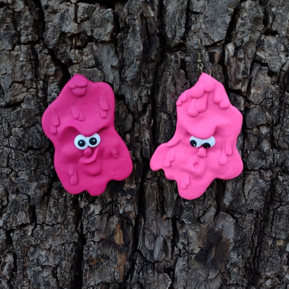 💗🌸Earrings 🌺Funny 💮Face - Picture 3 of 5